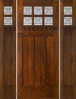 arts and crafts wood door